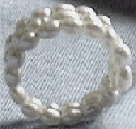 Spiral Pearl Ring