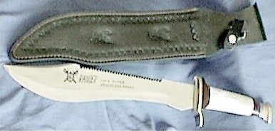 Ranger Bush Knife and Leather Sheath