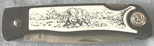 Hunting Pocket Knife. Closed