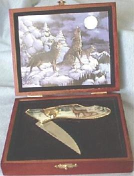 Hunting Knife in Fitted Case